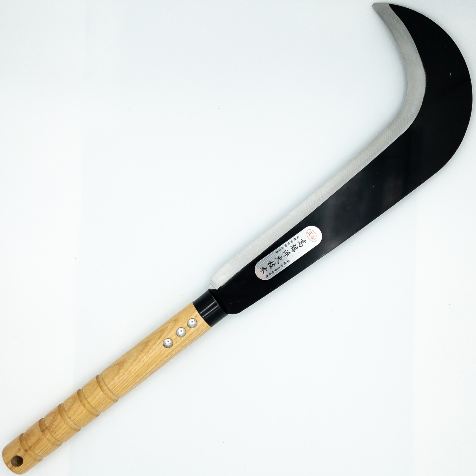 Outdoor Bamboo Sickle Scythe Machete Knife – Slasher Crescent Blade
