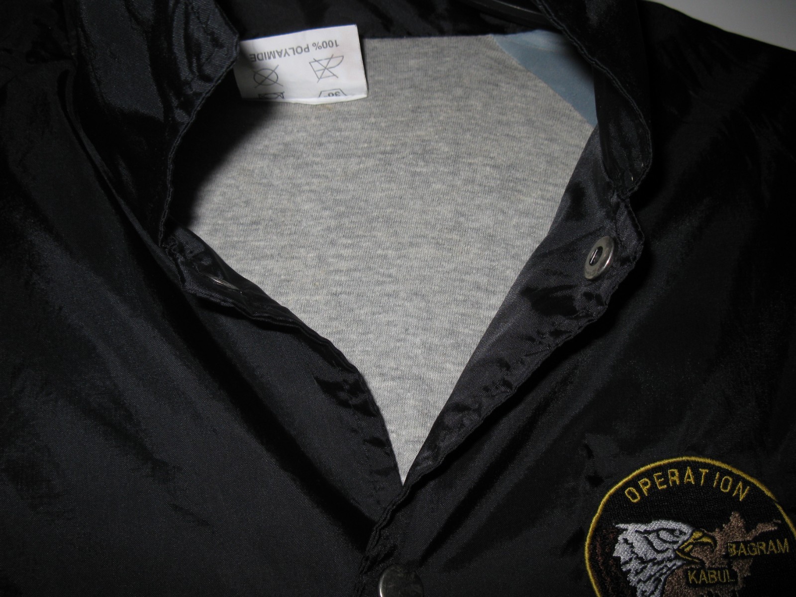 Operation Enduring Freedom Jacket lrg Bagram-Kabul-Kandahar