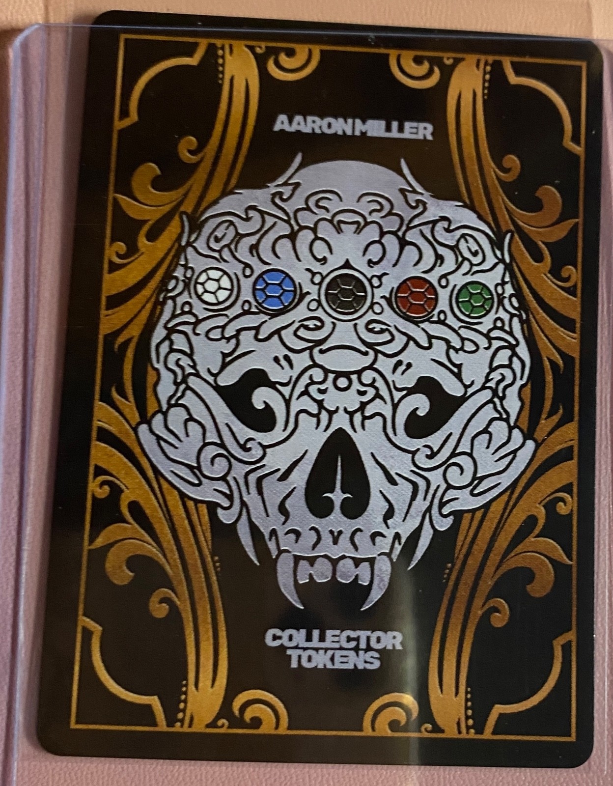 Sapling 1/1 Aaron Miller Collector Token Foil Card Trading Card