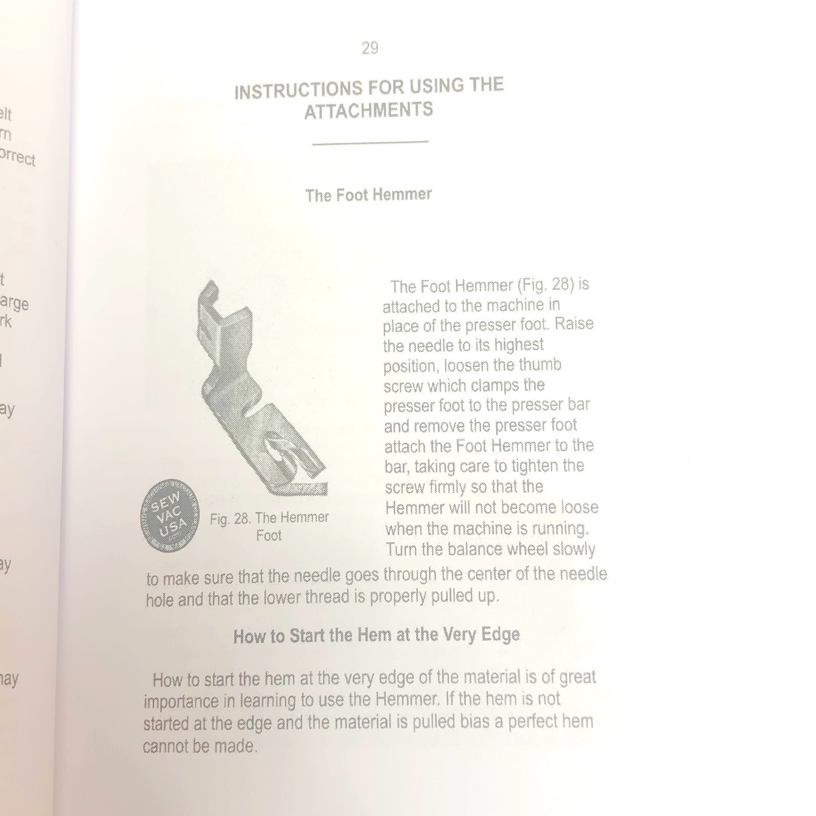 SINGER FEATHERWEIGHT 221 & 222 INSTRUCTION MANUAL PROFESSIONALLY REPRINTED