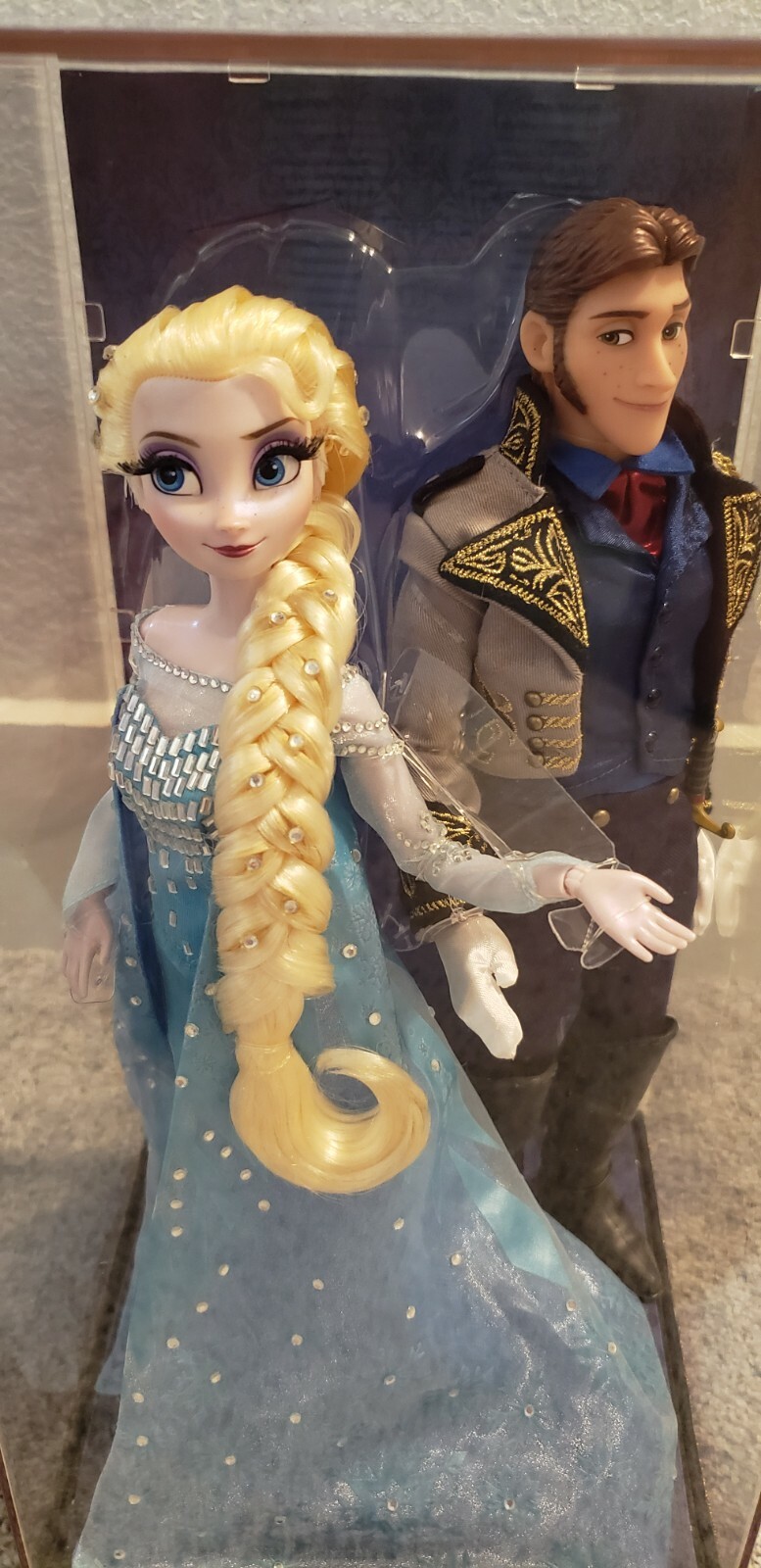 Disney Frozen Elsa & Hans Fairytale Designer Limited Dolls – NIB
