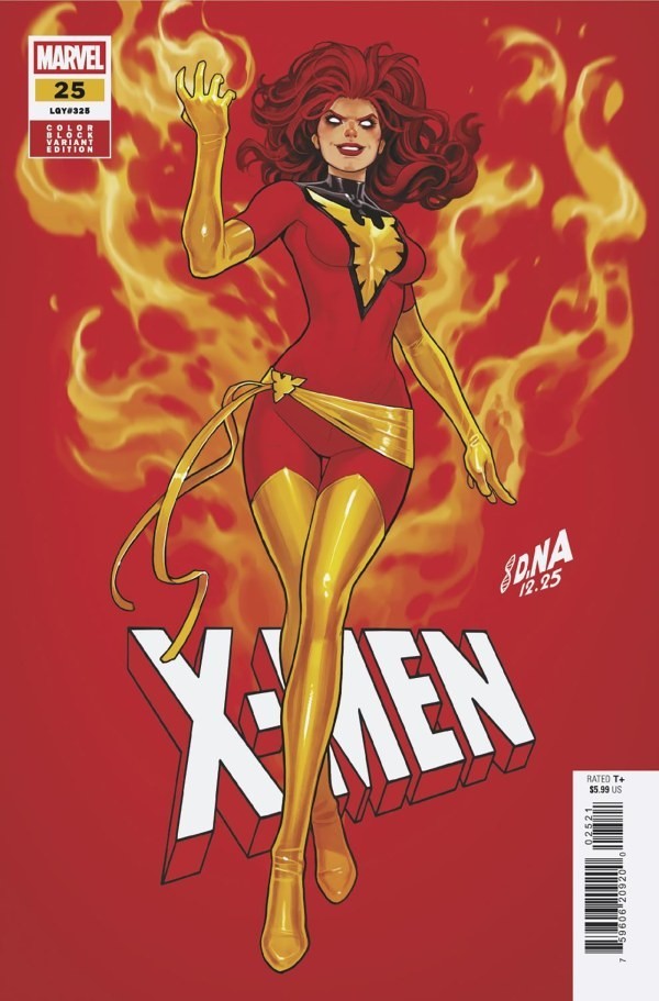 X-Men #25 David Nakayama Color Block Red Variant 2/18/26 Marvel Comics