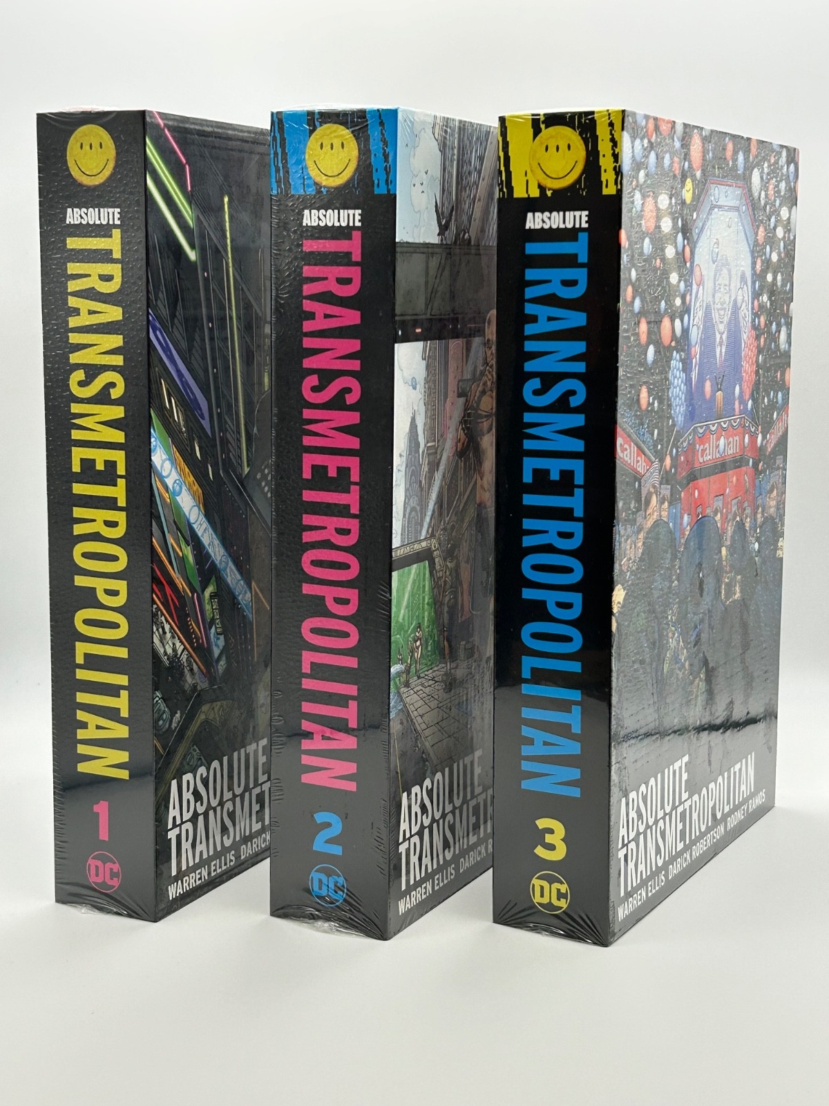 Absolute Transmetropolitan 1, 2, 3 Volume HC Set DC Comics Vertigo New
