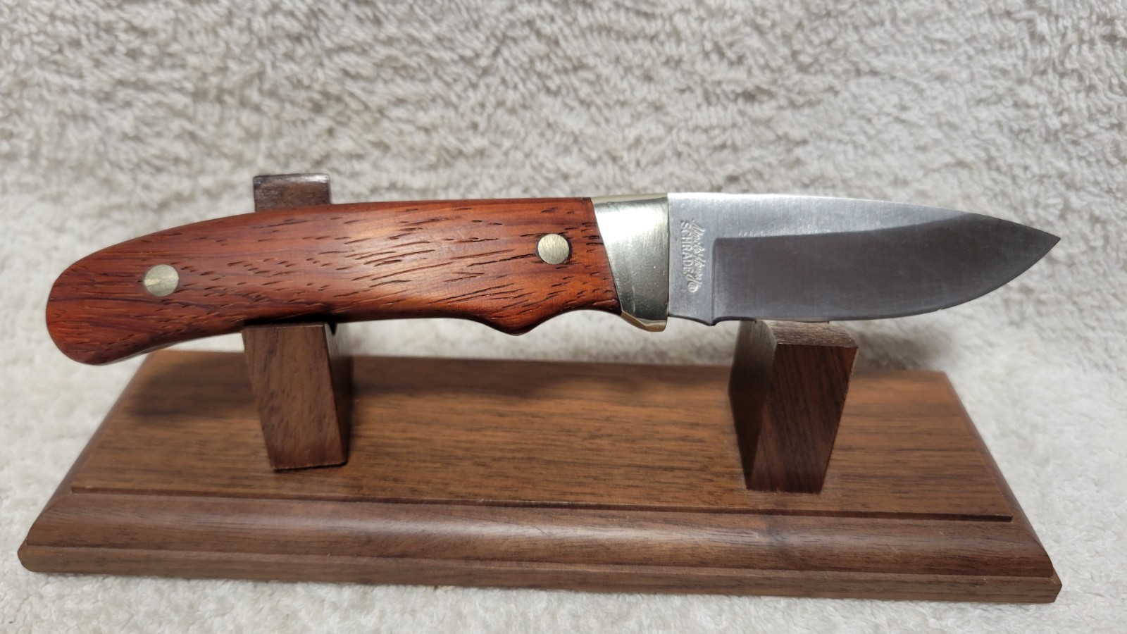 Schrade PH2N Re-Handled with Cherry Wood