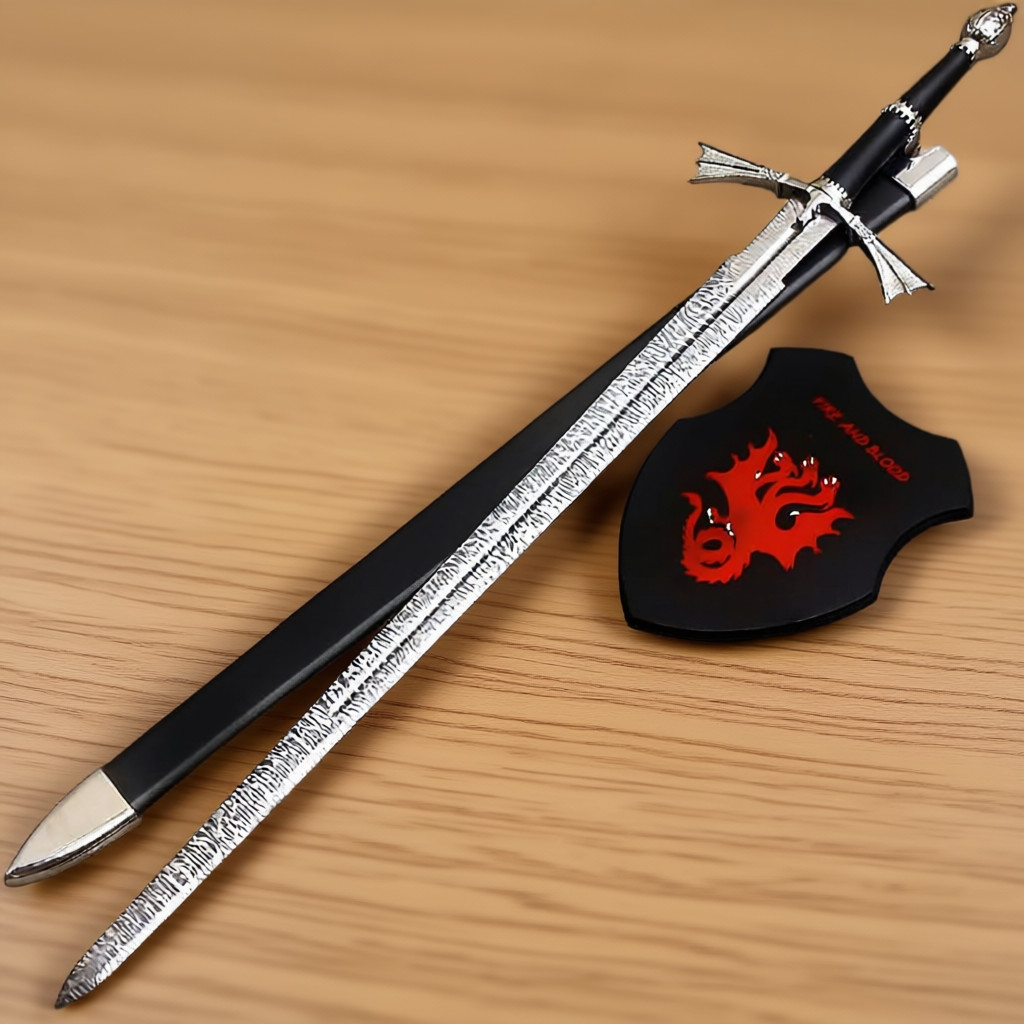 Handmade Damascus Steel Dark Sister Sword | Game of Thrones Daemon Replica