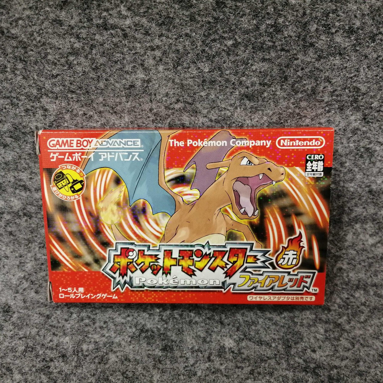 Nintendo Pokemon FireRed Version Game Boy Advance GBA Japanese Authenticon