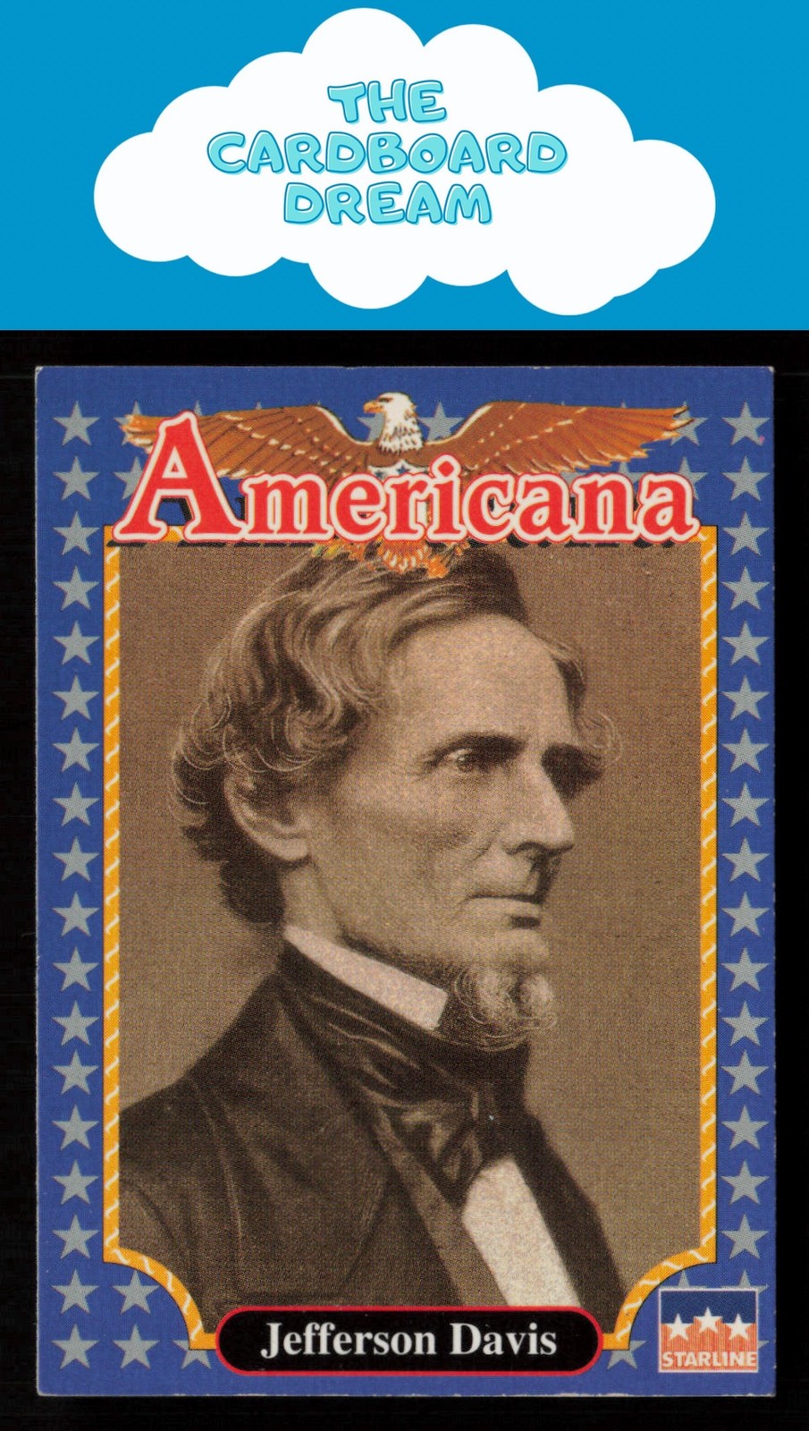 Jefferson Davis 1992 Starline Americana #36