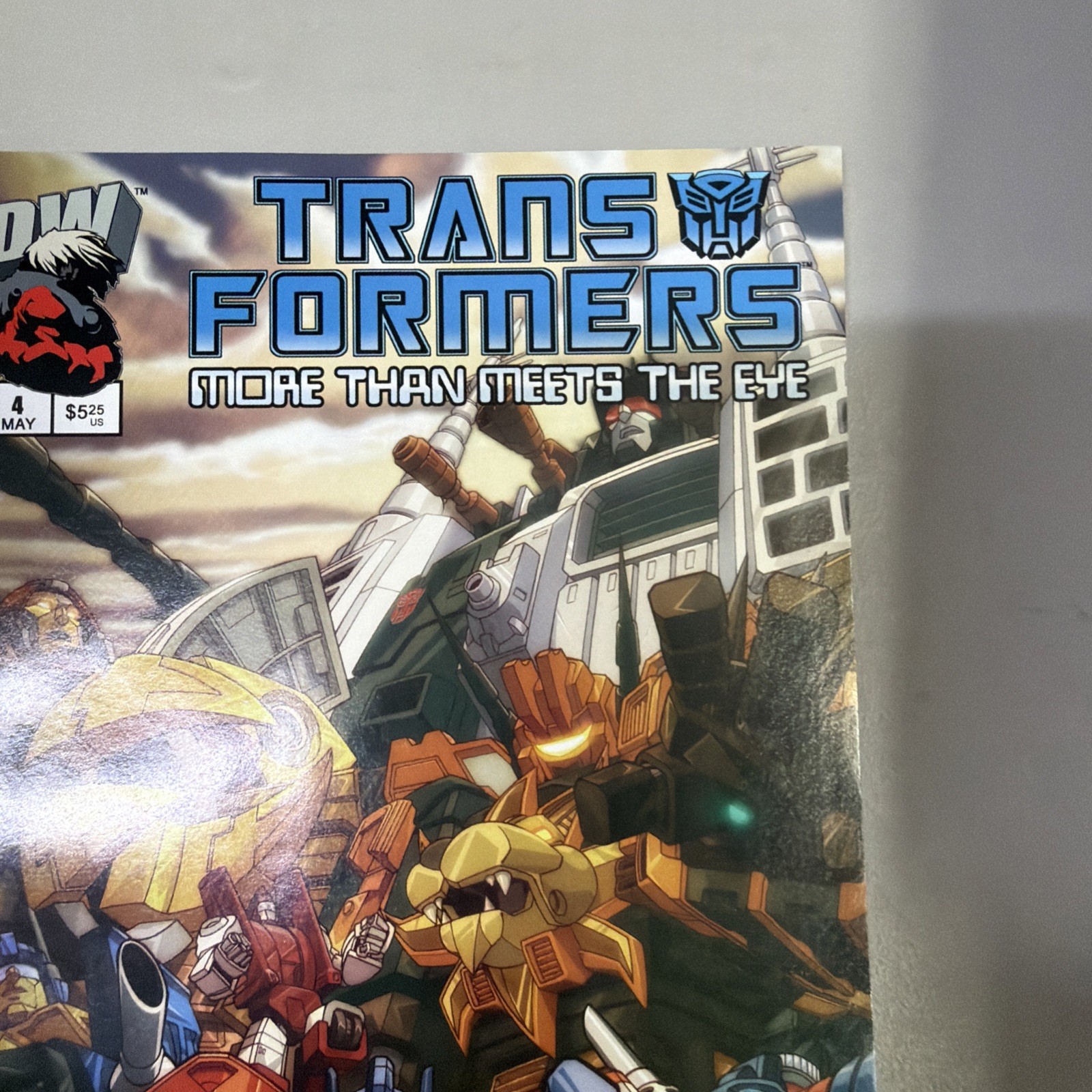 Transformers: More Than Meets the Eye #4 -2003 Mark Brooks Cover (TR03)