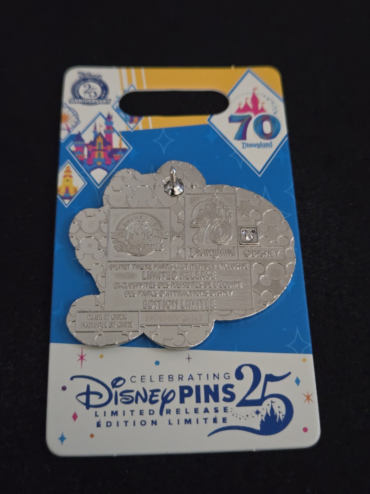 Disney Pins – 70th Anniversary Mickey Mouse Cast Exclusive LR