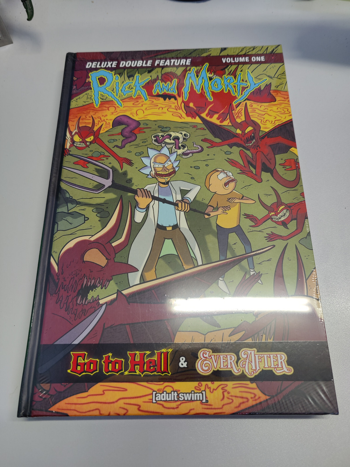 RICK AND MORTY DELUXE DOUBLE FEATURE HC VOLUME #1 (2023) – BRAND NEW – ONI!