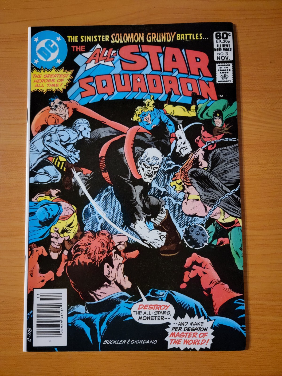 All-Star Squadron #3 Newsstand Variant ~ NEAR MINT NM ~ 1981 DC Comics