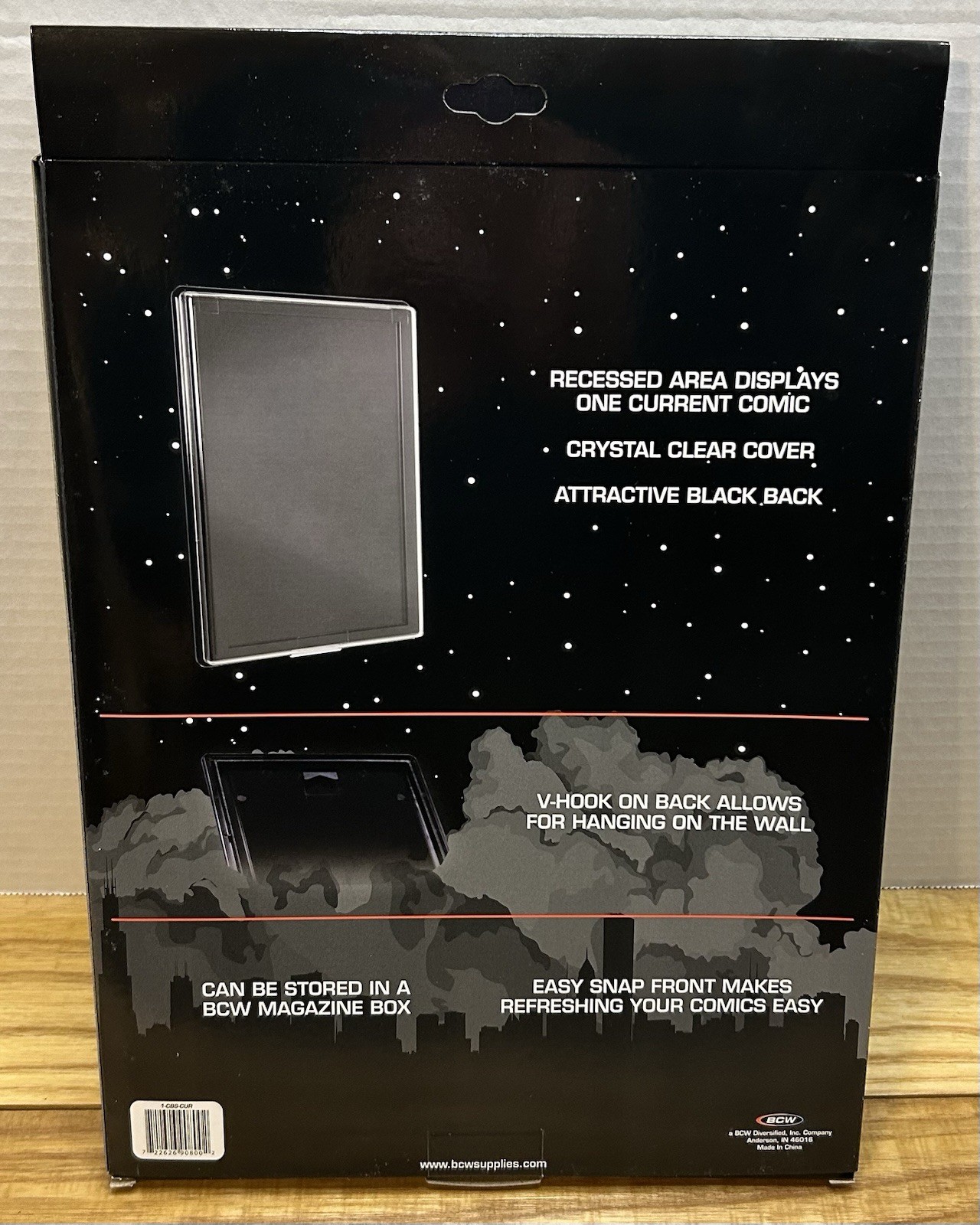 Current Age Comic Book Showcase Display Cases x4 – 6 3/4″ x 10 1/4″ Recess – D