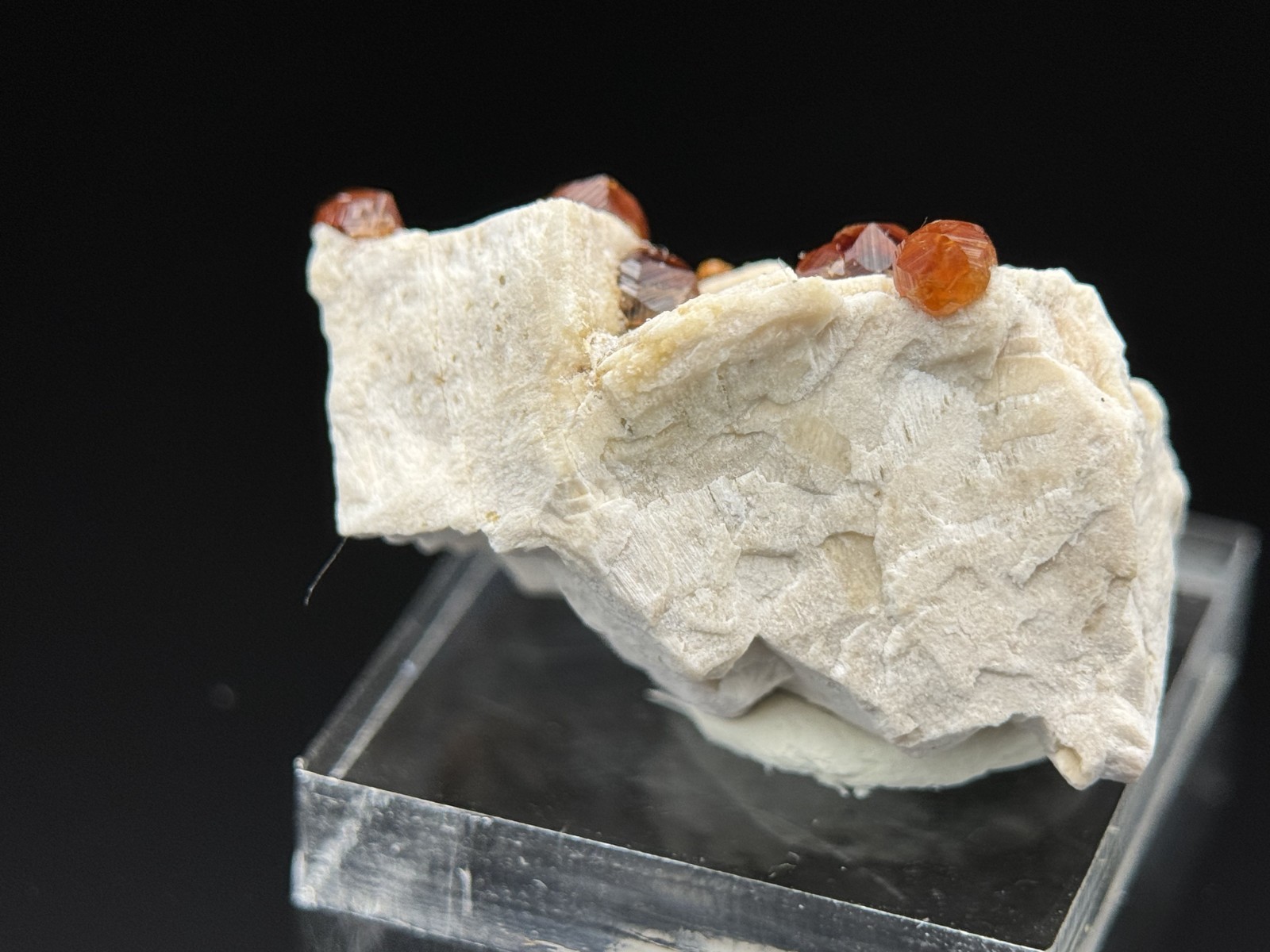 INSANE GROWTH STRIATIONS ON MULTICOLORED SPESSARTINE GARNET: Fujian China