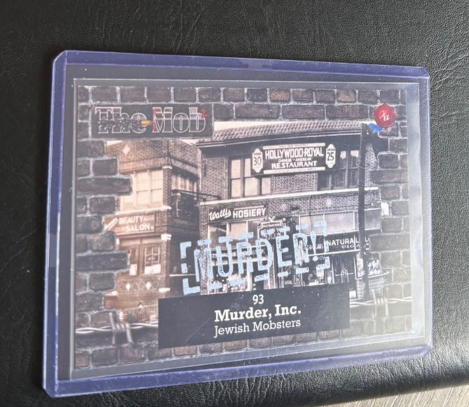 HISTORIC AUTOGRAPHS THE MOB 2 BLUE SSP /16 CARD! MURDER INC. JEWISH MOBSTERS #93