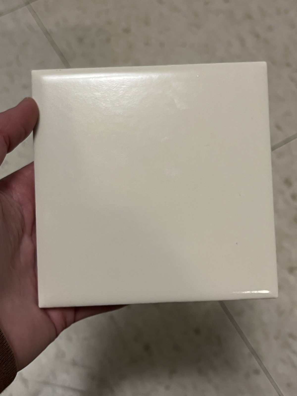 VINTAGE NEW US CERAMIC TILE CO BISCUIT GLOSS 4 1/4″ X 4 1/4″