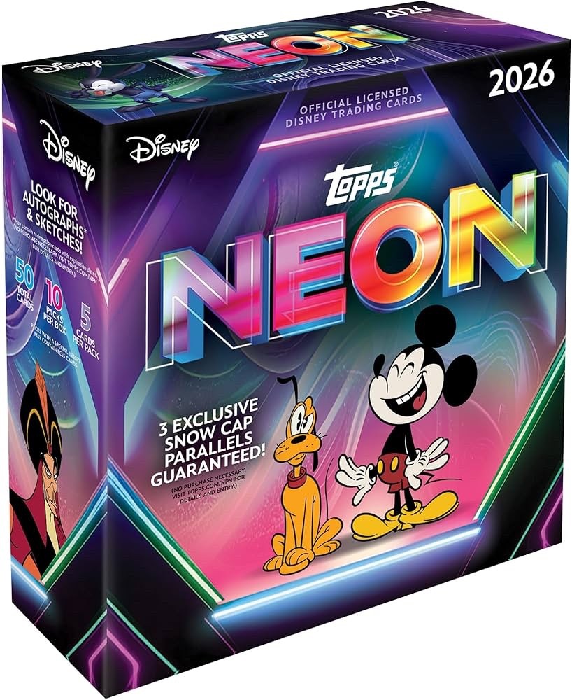 2026 Topps Disney Neon – Complete Your Set – Base #1-200 (You Choose)