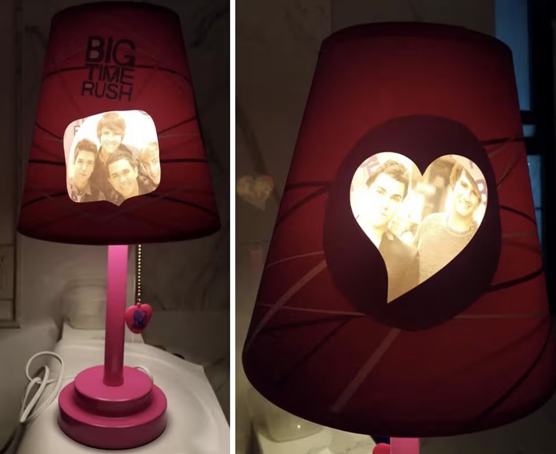 Nickelodeon Big Time Rush Die-Cut Table Lamp