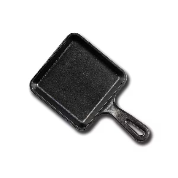 5.5 In. Square Cast Iron Skillet | Lodge Wonder Pan With Magic Small Use Stove