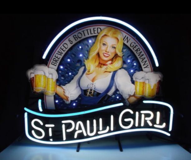 St. Pauli Girl Beer Bier Neon Lamp Light Sign 14″x10″