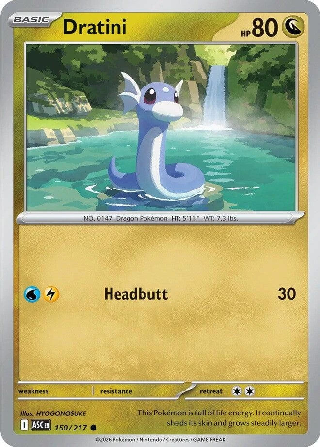 Pokémon TCG – Dratini – Uncommon – ME: Ascended Heroes – 150/217