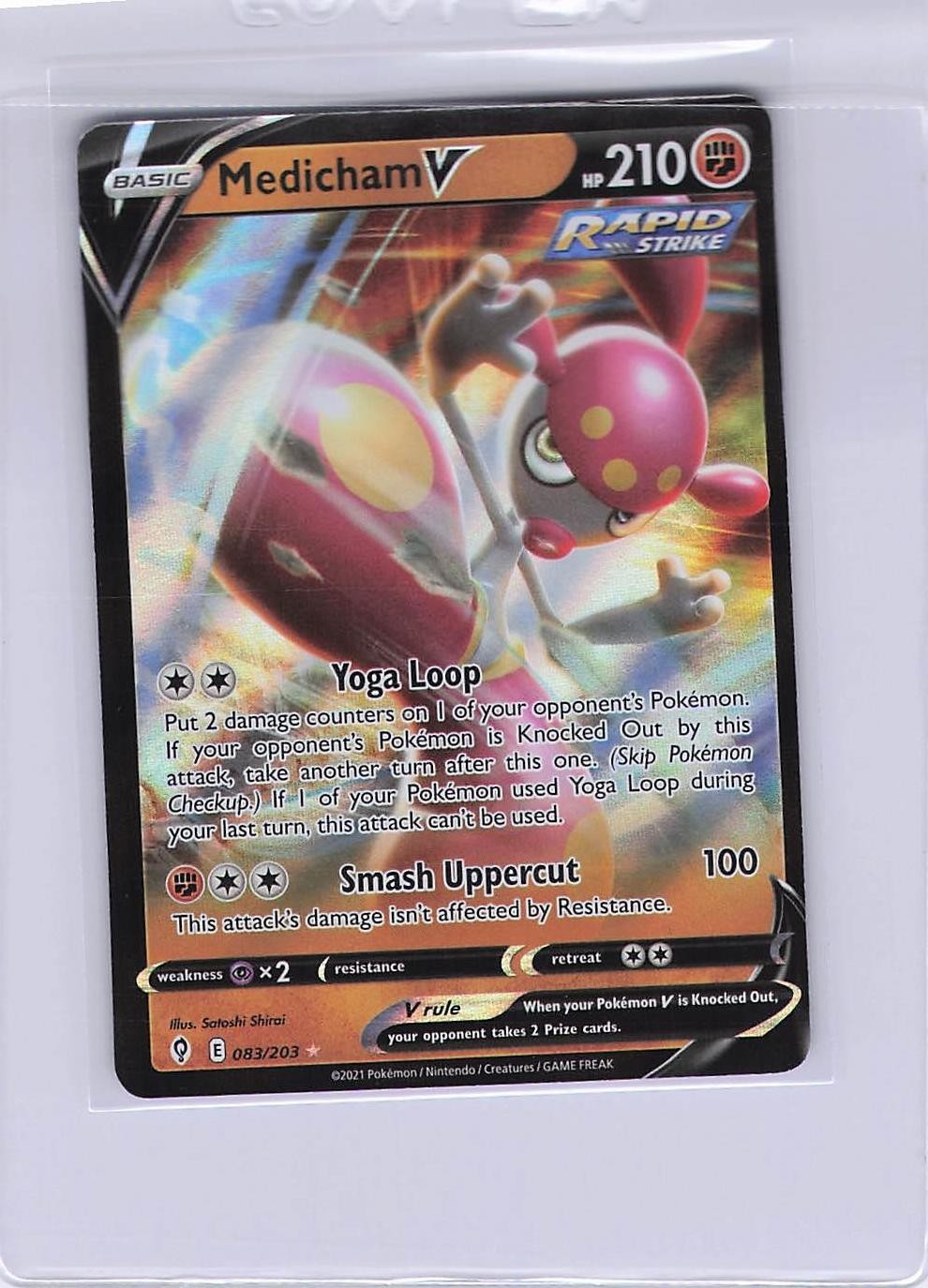 Medicham V – 083/203 Evolving Skies Ultra Rare • 083/203 Near Mint