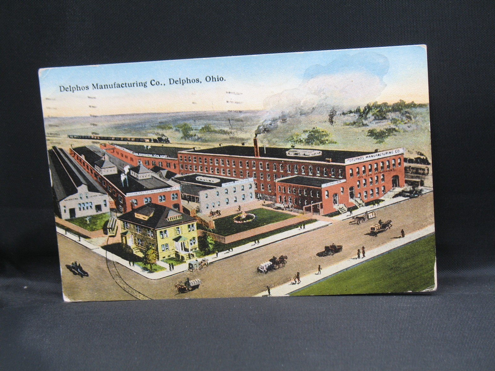 Delphos Manufacturing Co. Delphos OH postcard posted 1932 (444)