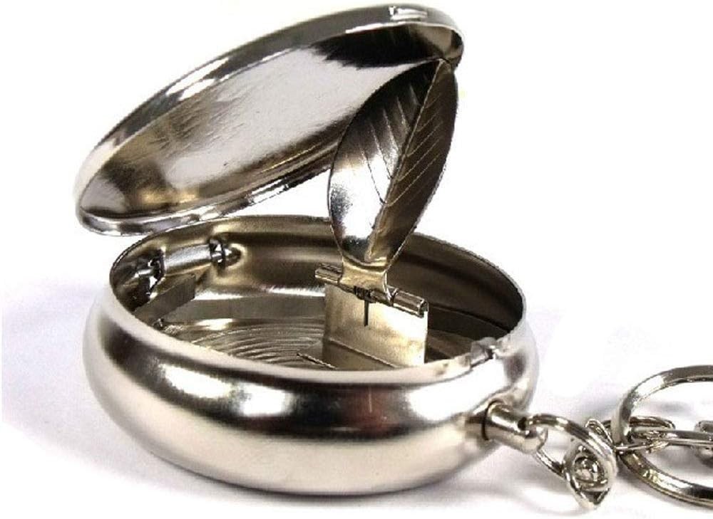 Easy-Clean Portable Pocket Ashtray with Snuffer – Ideal for Smokers on the Go