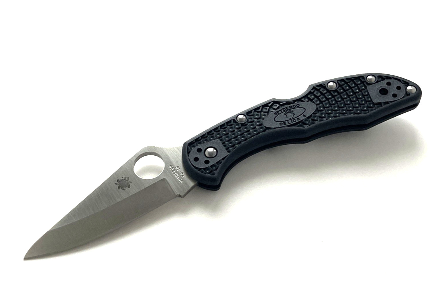 Spyderco C11PBK Delica 4 Folding Knife VG-10 Black FRN Handle Japan
