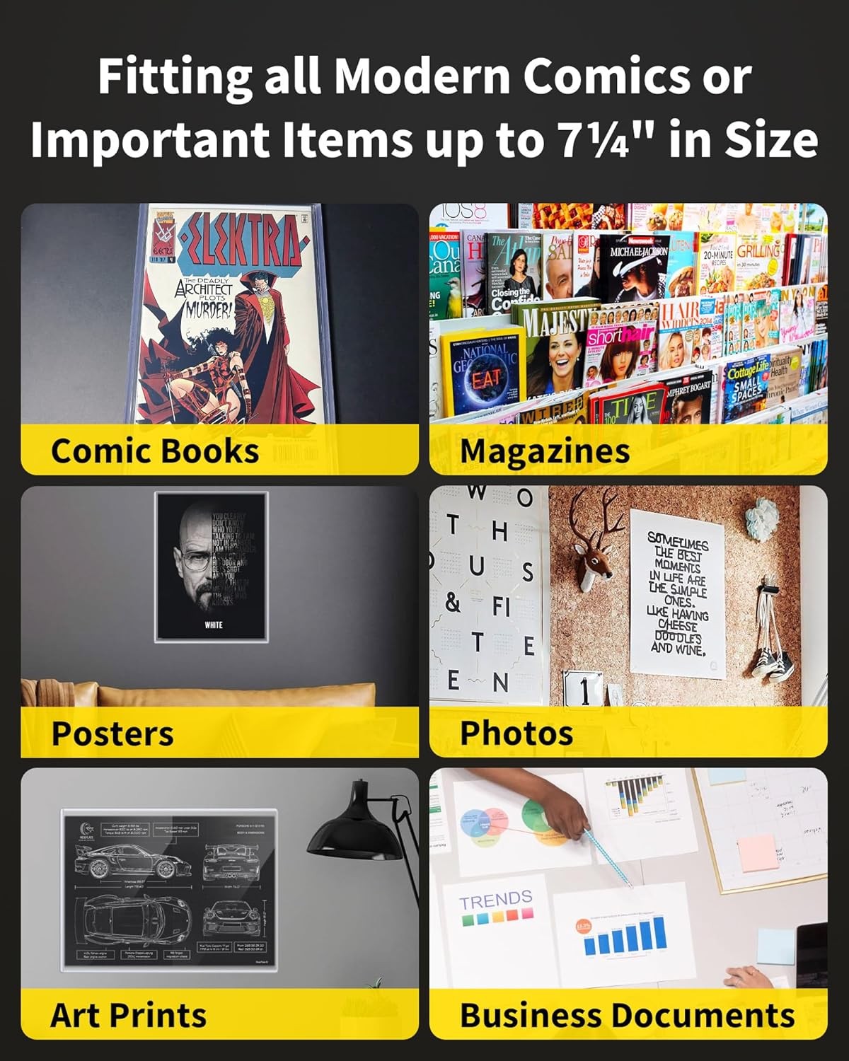 Comic Book Top Loaders – Protector Hard Case Sleeve, Toploader Holder for Silver