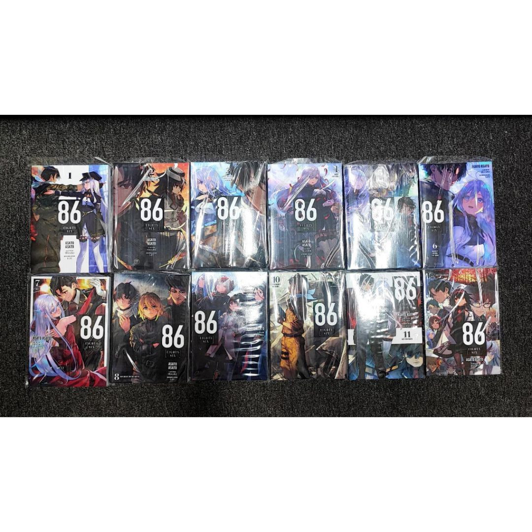 86 EIGHTY-SIX Light Novel Volume 1-13 Half/Full Set English Version NEW & SEALED