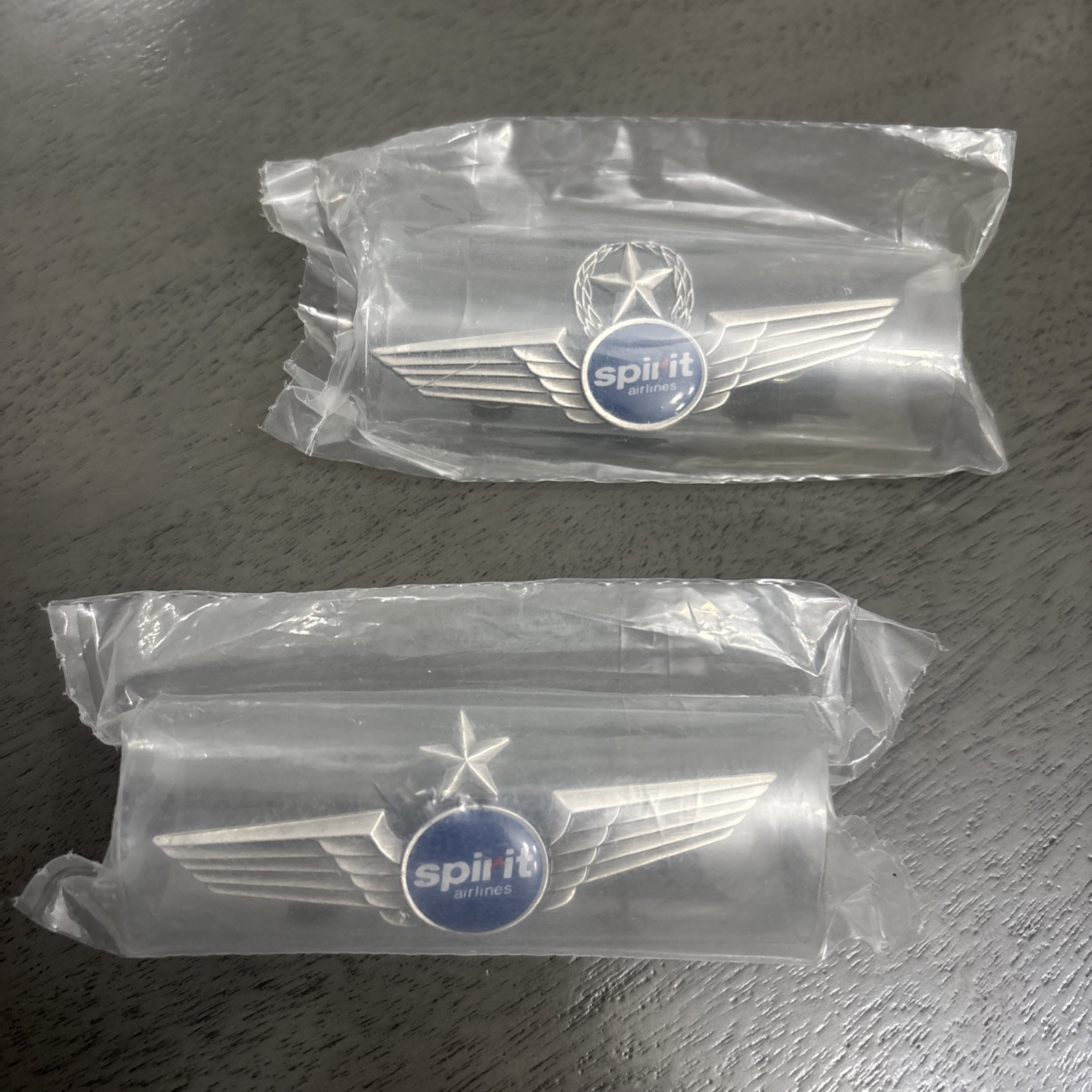Spirit Airlines Pilot / First Officer and Captain Wings Metal