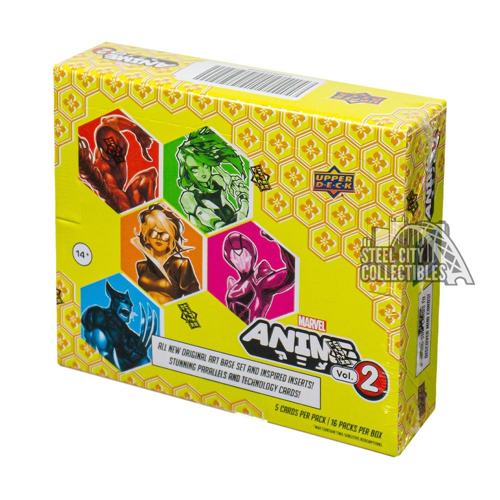 2023 Upper Deck Marvel Anime Volume 2 Hobby 8-Box Case