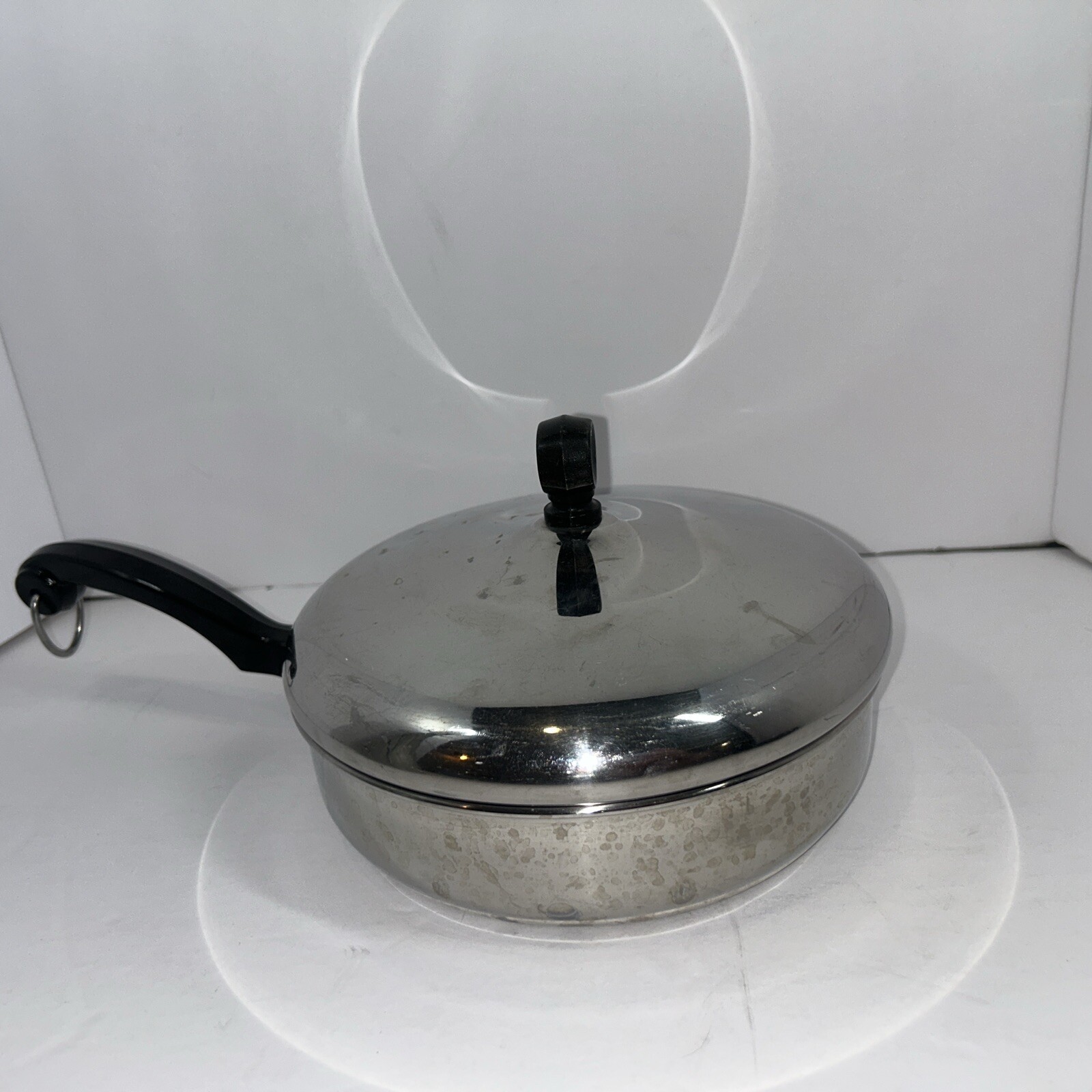 Farberware 7” Skillet Saute Fry Pan Stainless Steel Aluminum Clad Vintage USA
