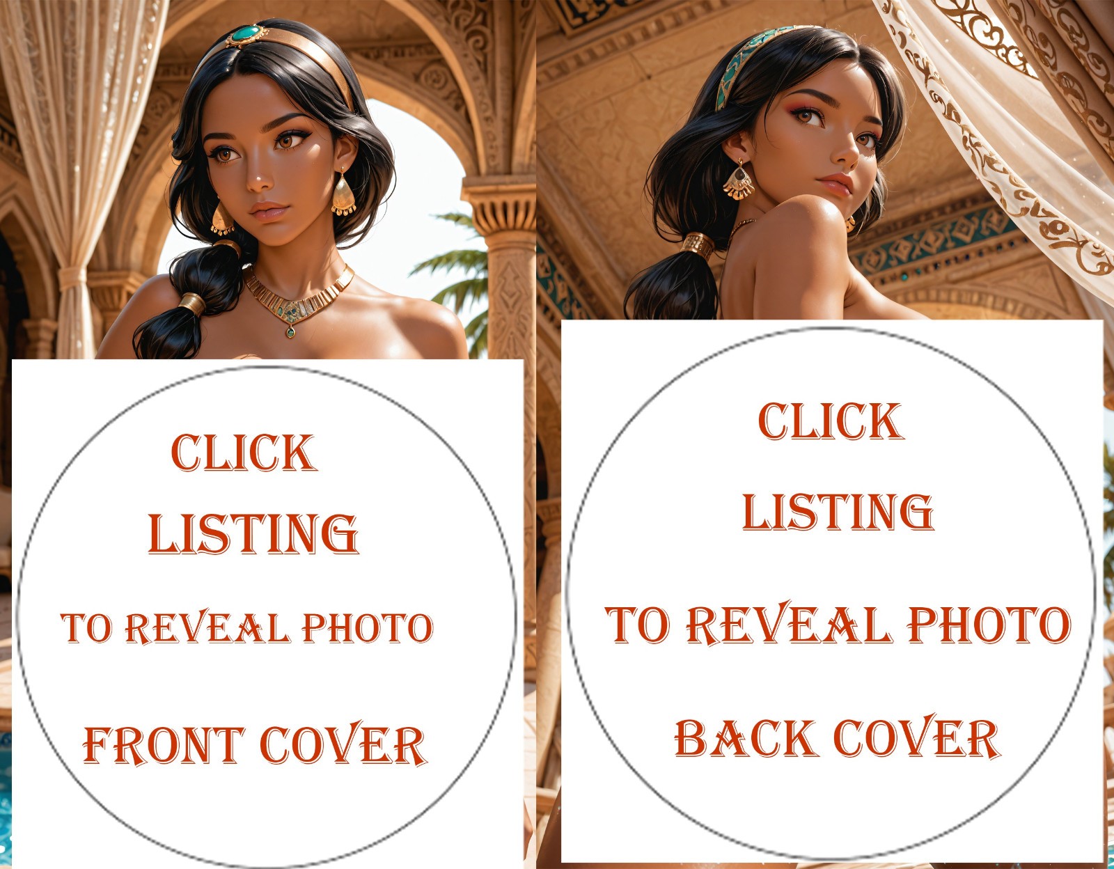 Pictorial Fantasy Cosplay Comics Princess Jasmine Virgin Cover (Sold Out!)