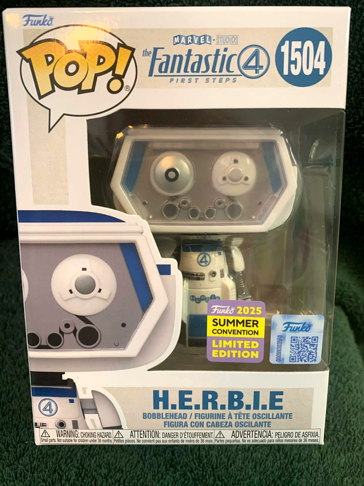 Funko Pop! Vinyl: Marvel – H.E.R.B.I.E. – San Diego Comic Con (Exclusive) 1504