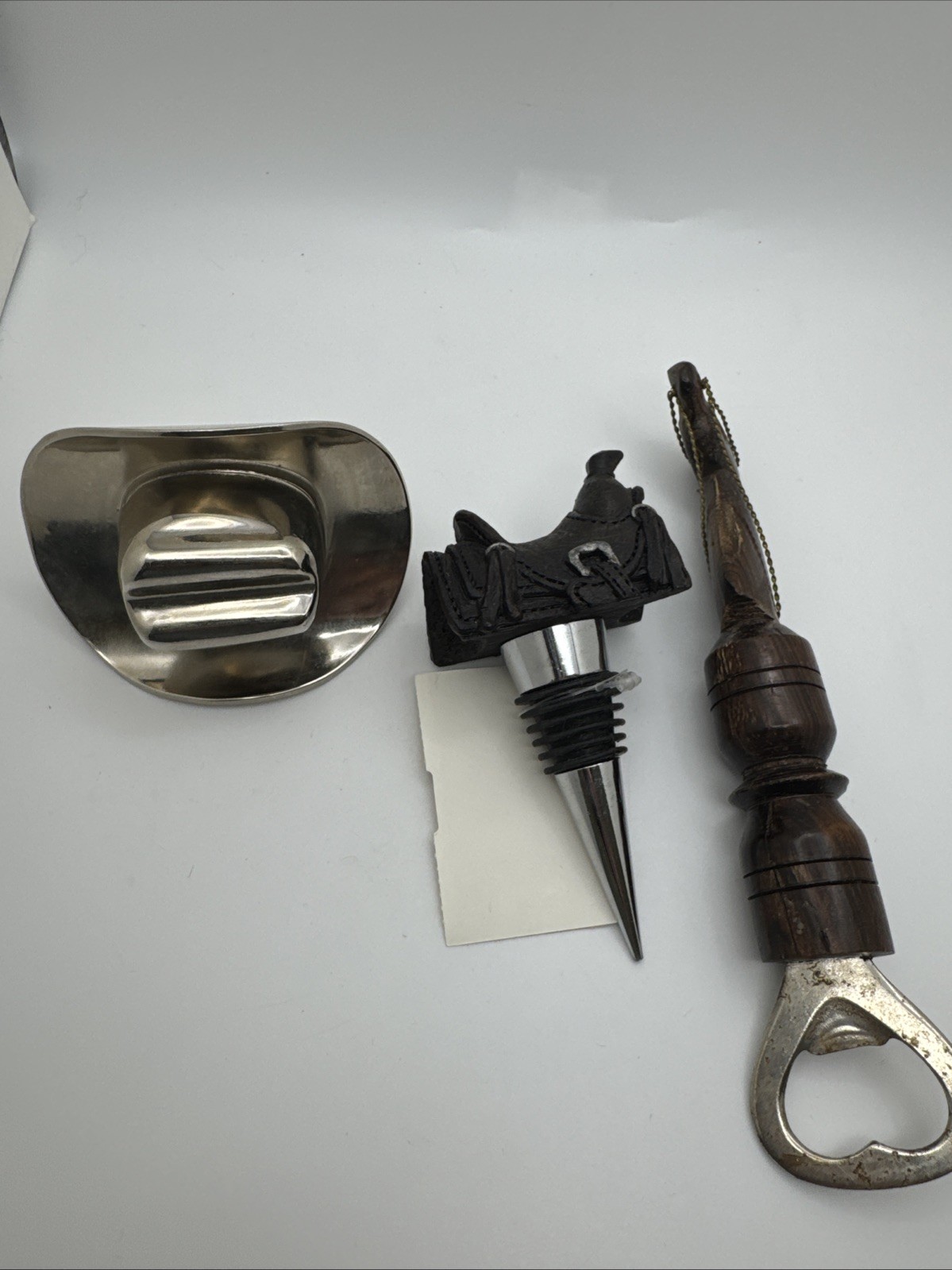 Horse Wine Bottle Stopper Corkscrew Bottle Opener Bar Tool Set Western Decor