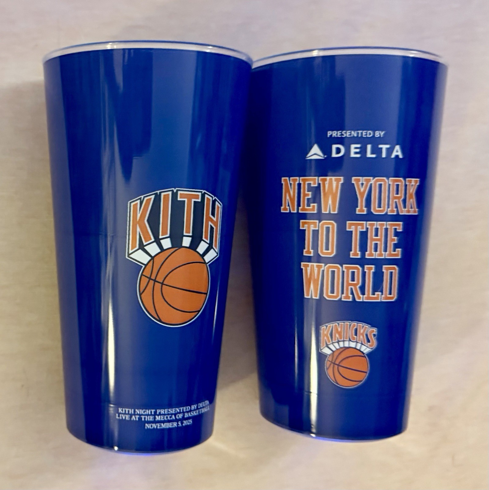 KITH NY KNICKS CUP SET SGA MSG NBA BASKETBALL NEW YORK TO THE WORLD 2025