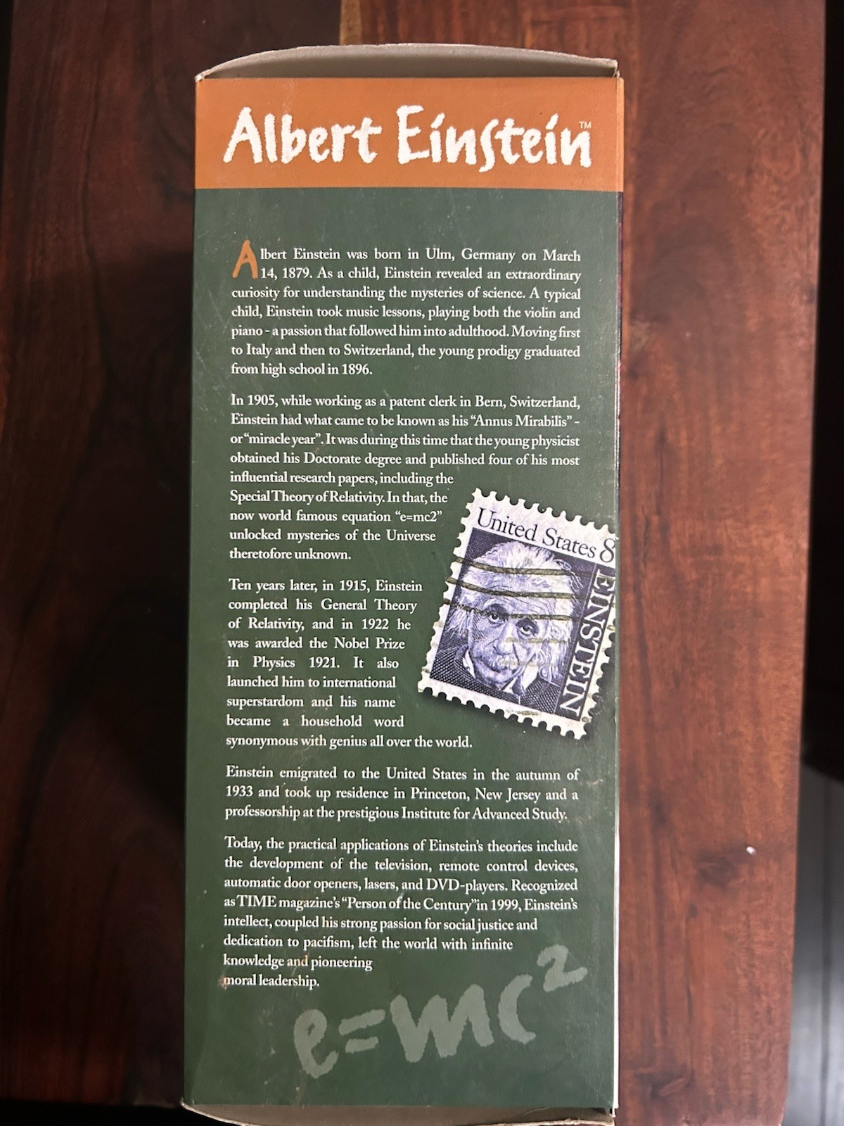 Royal Bobbles Albert Einstein Limited Edition Bobblehead Figure Boxed