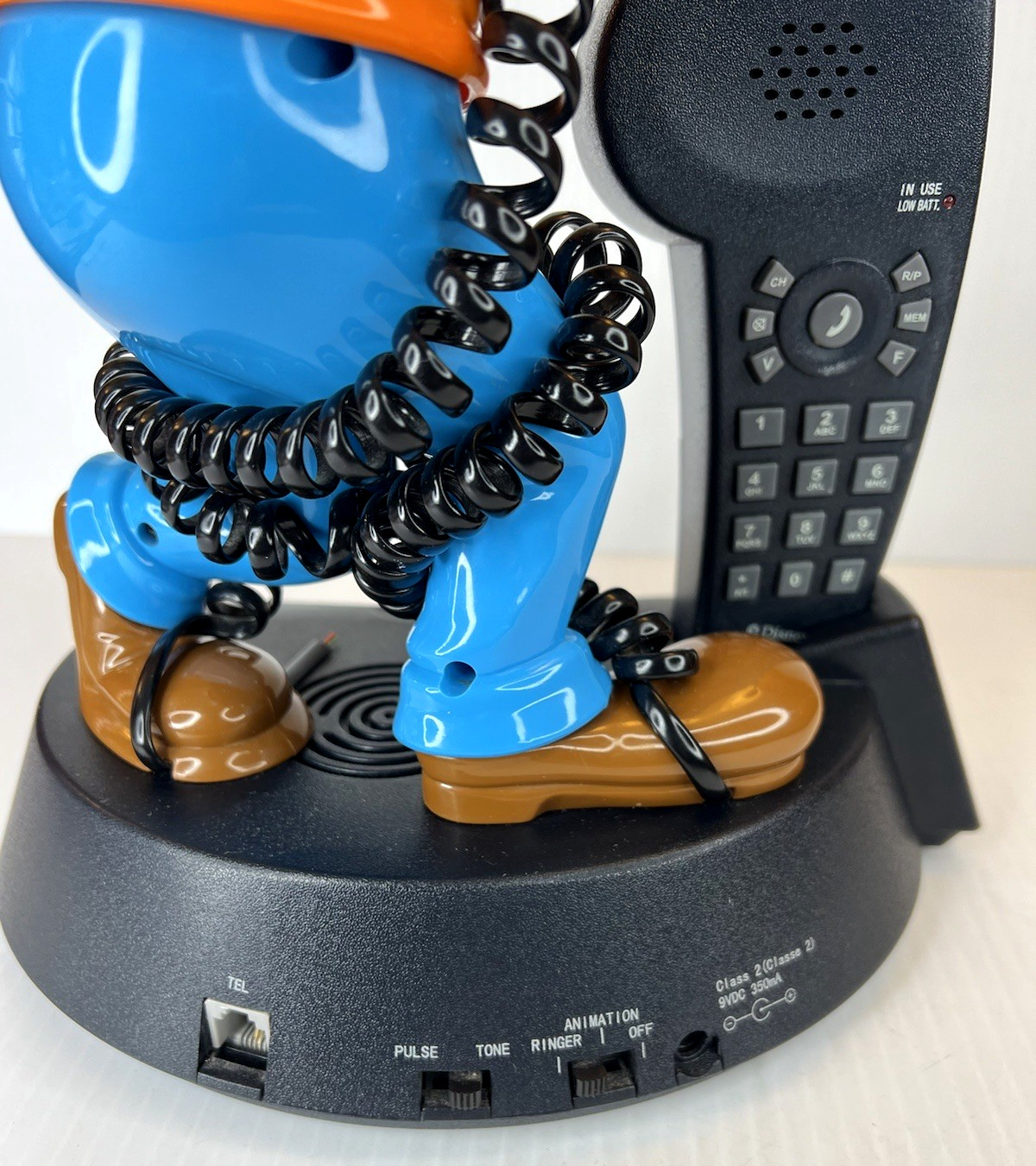 Disney Goofy Cordless Animated Talking Telephone Home Phone – Vintage working