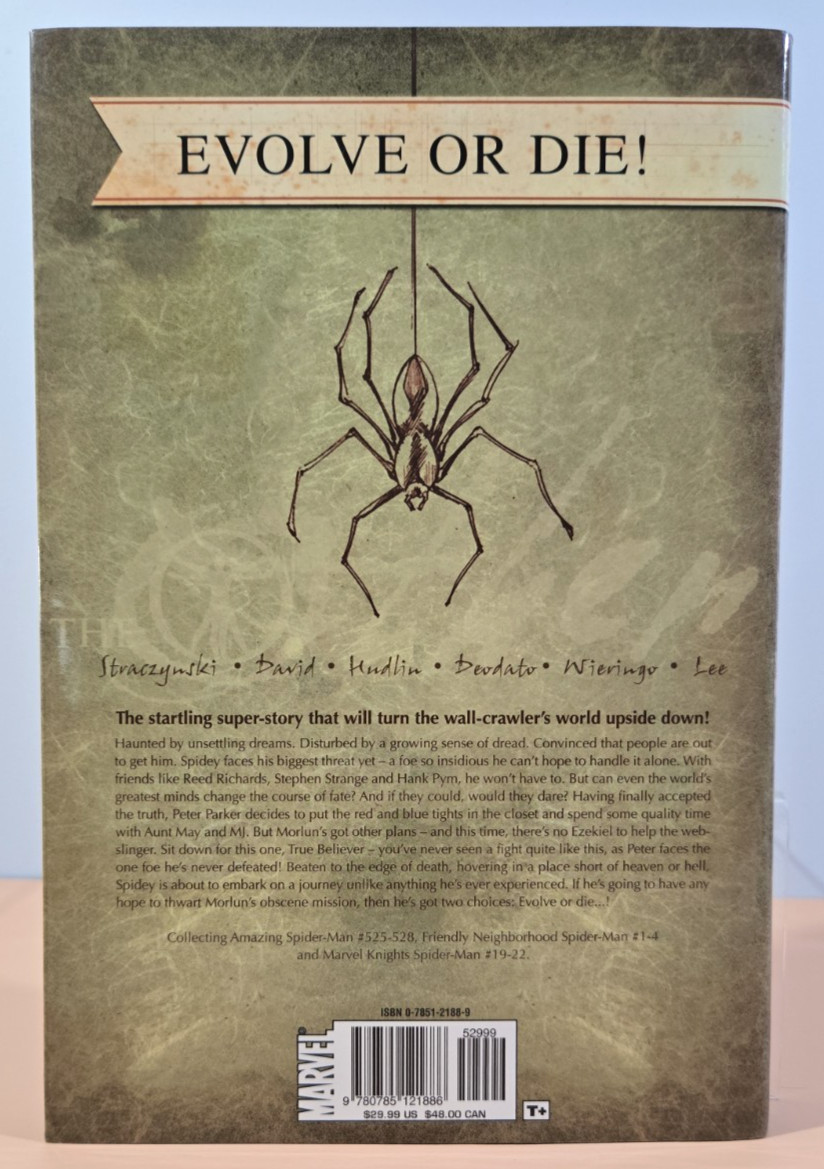 Marvel Spider-Man ”The Other-Evolve or Die’ by Michael Straczynski HCDJ @2006