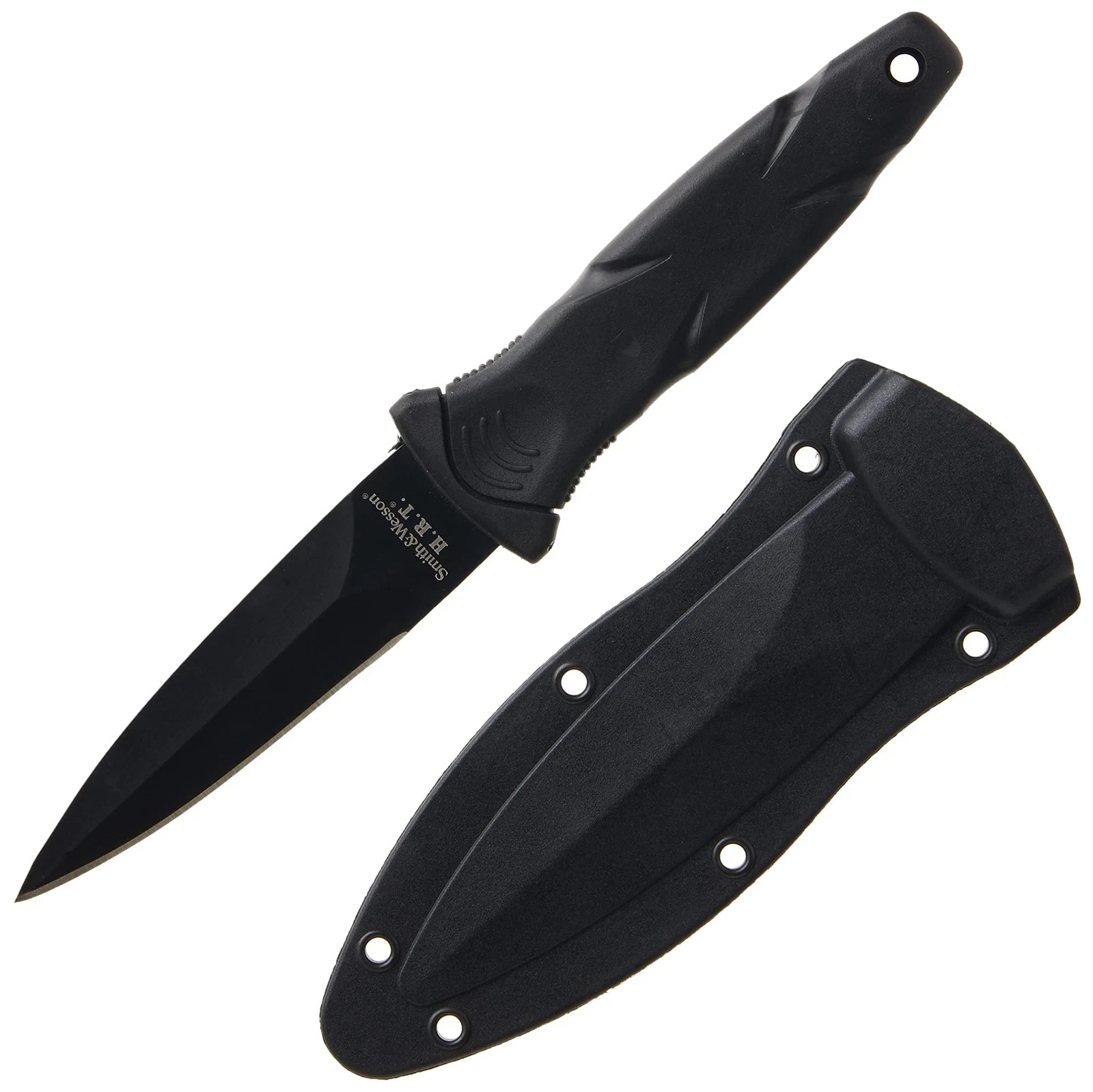 Smith & Wesson HRT Black Boot Knife w/ Sheath SWHRT3BF *BRAND NEW IN BOX*