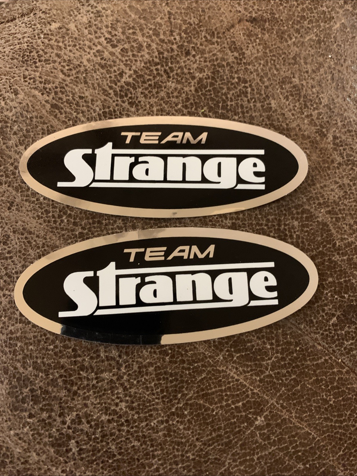 2X Team STRANGE Auto Racing Decal/Sticker 4” X 1 1/4”