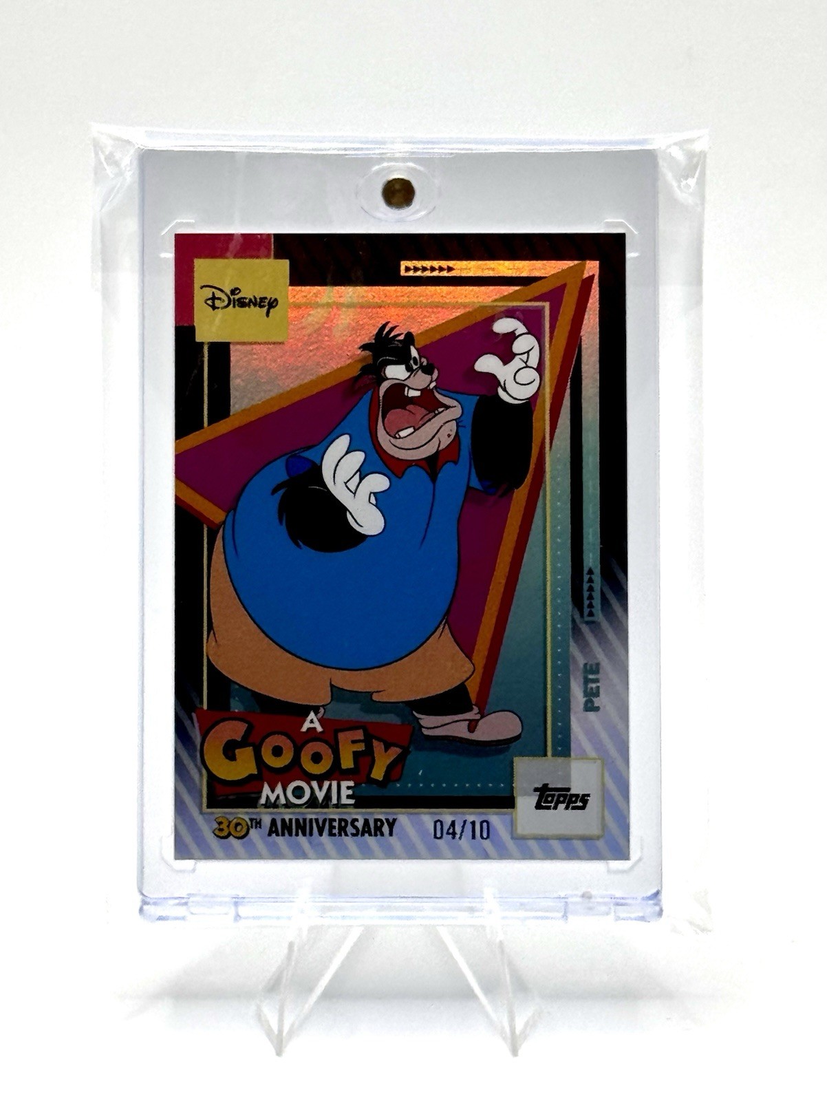 2026 Topps Disney Neon Pete 4/10 A Goofy Movie 30th Anniversary