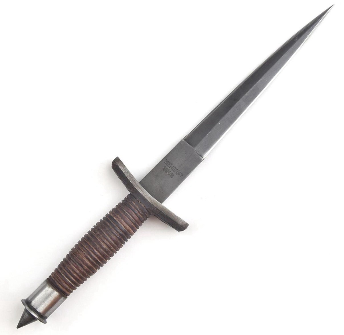 CASE V-42 US Forces WWII Dagger Double Edge Knife Devil’s Brigade Leather Handle