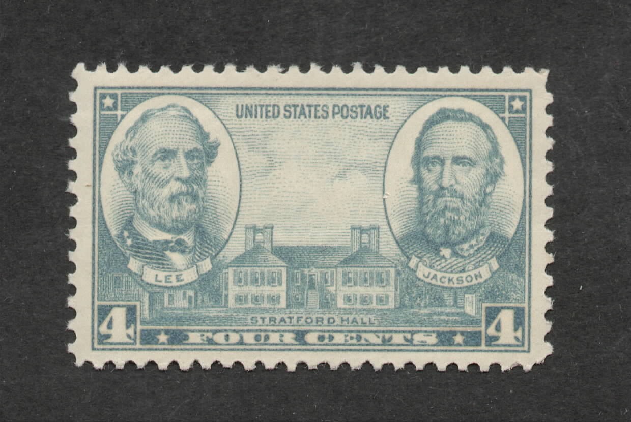 ROBERT E. LEE – STONEWALL JACKSON – Civil War Generals – Mint Vintage U.S. Stamp