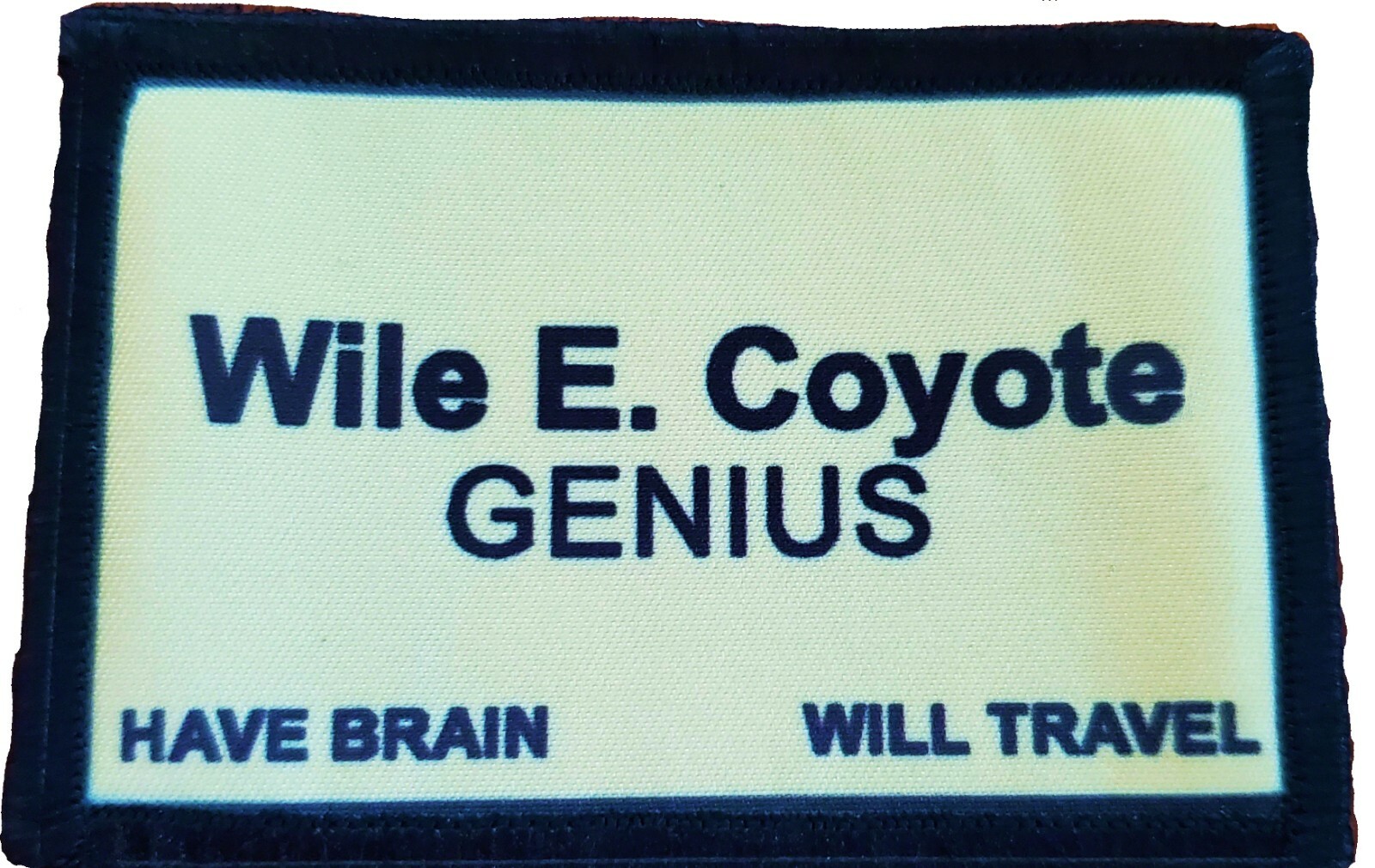 Road Runner Wile E Coyote Morale Patch Funny Tactical Military USA flag Badge