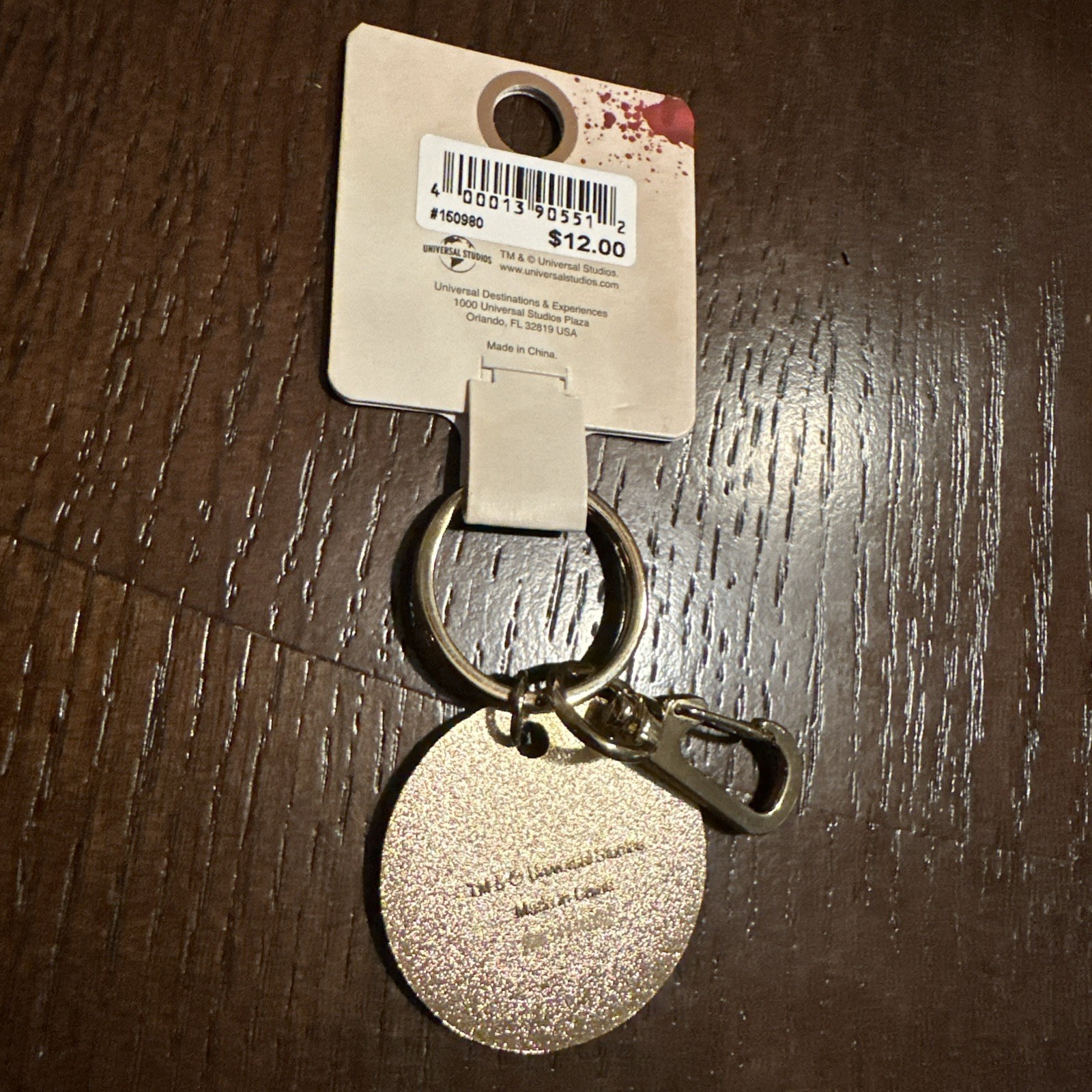 Universal Horror Unleashed Psycho Bates Motel #1 Keychain Horror Nights New NWT