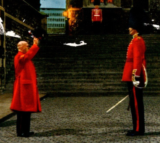 Vintage Postcard Ceremony Of The Keys Tower Of London England United Kingdom