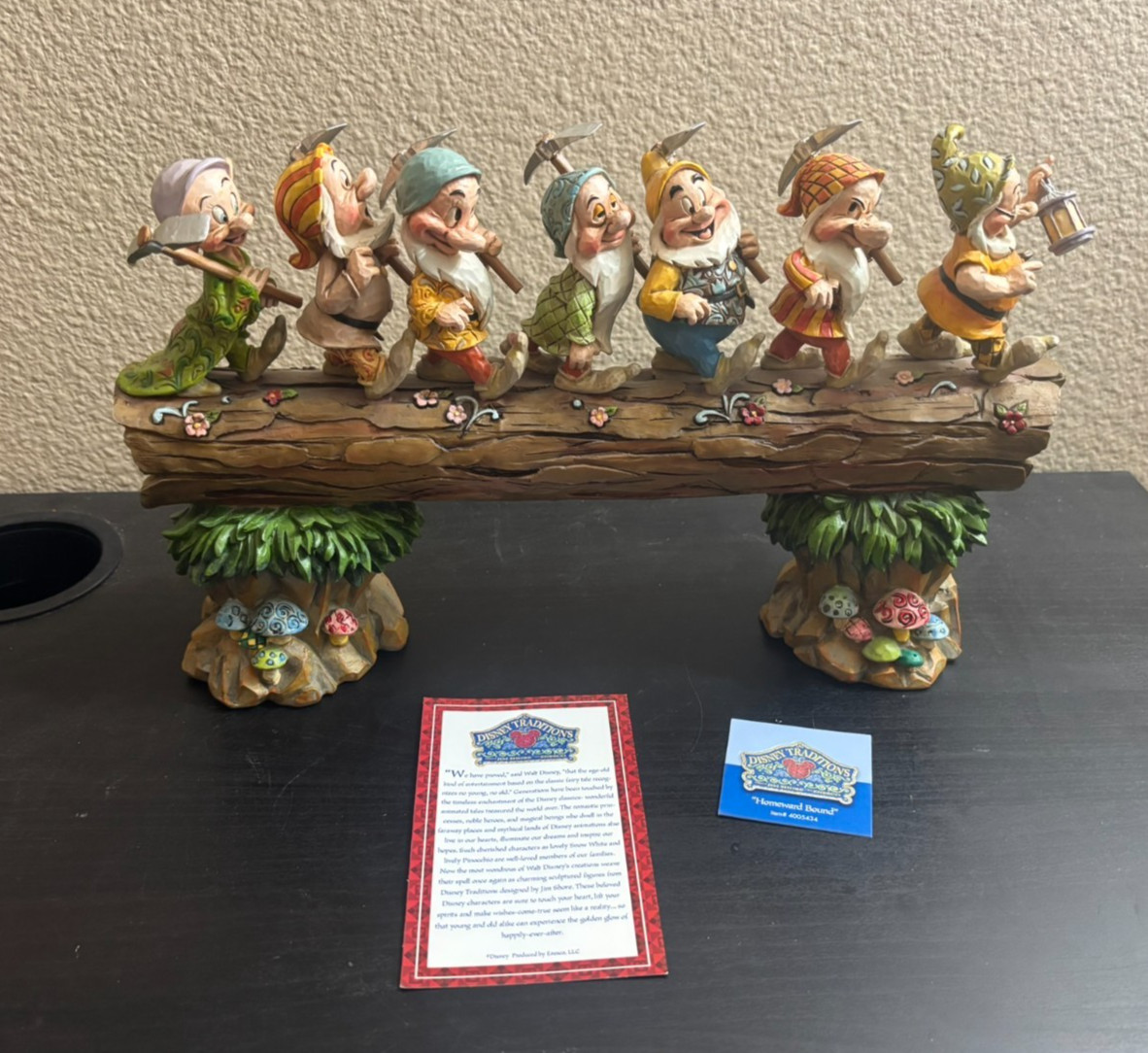 Jim Shore Disney Showcase Traditions Seven Dwarfs Homeward Bound 4005434 Enesco