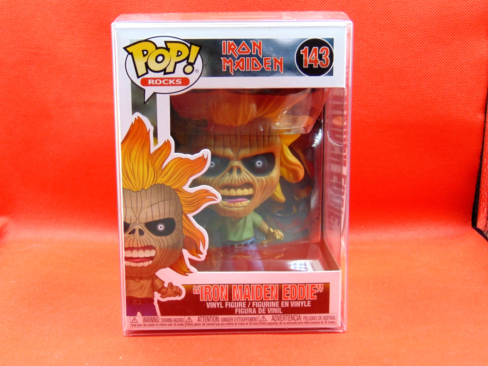Legends of Rock: Iron Maiden Eddie – Funko Pop! #143-with plastic sleeve